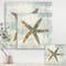 Designart - Coastal Pastel seashells III - Vintage Nautical Canvas Art